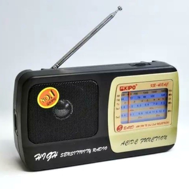 Портативний радіоприймач цифровий з ліхтариком, кишеньковий приймач стерео потужний, мініатюрне радіо на акумуляторі для дачі